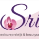 sri pedicure beauty logo ontwerp en concept