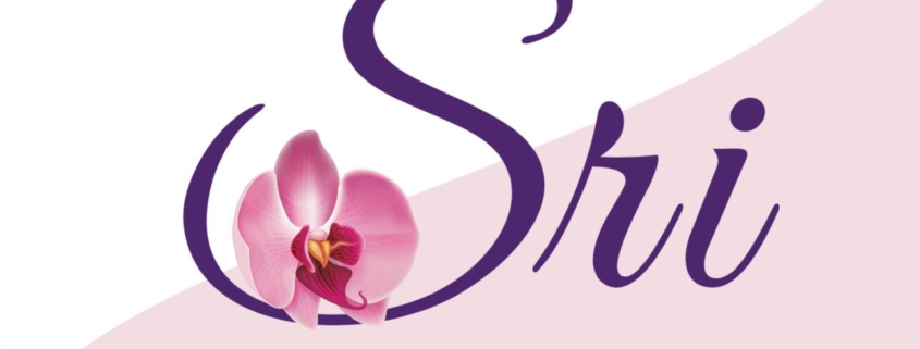 sri pedicure beauty logo ontwerp en concept