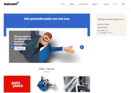 wordpress website webdesign voor pers.bol.com