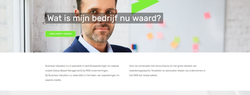 wordpress website business-valuation.nu watismijnbedrijfwaard