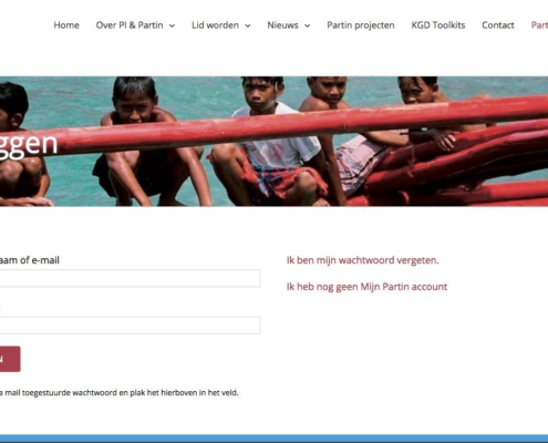 Mijn Partin ledenportaal WordPress maatwerk