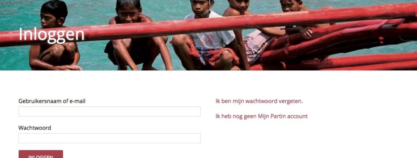 Mijn Partin ledenportaal WordPress maatwerk