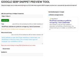 google-serp-snippet-preview-tool-mobiel-wordpress-plugin-op-maat