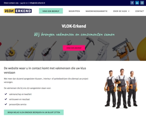 Vlok Erkend Wordpress Vind Bedrijf Desktop