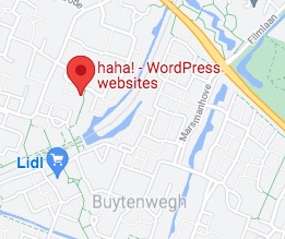 haha! wordpress websites zoetermeer kaartje