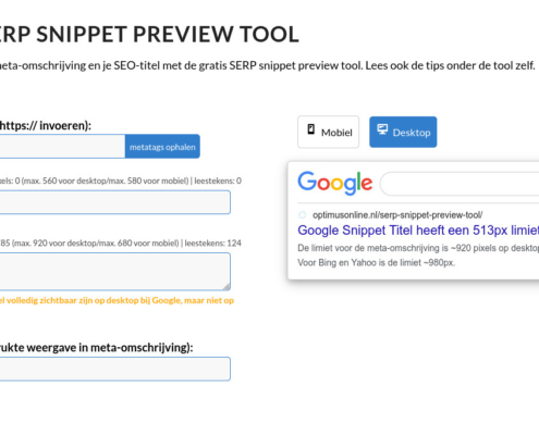 google-SERP snippet preview tool-2023