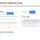 google-SERP snippet preview tool-2023